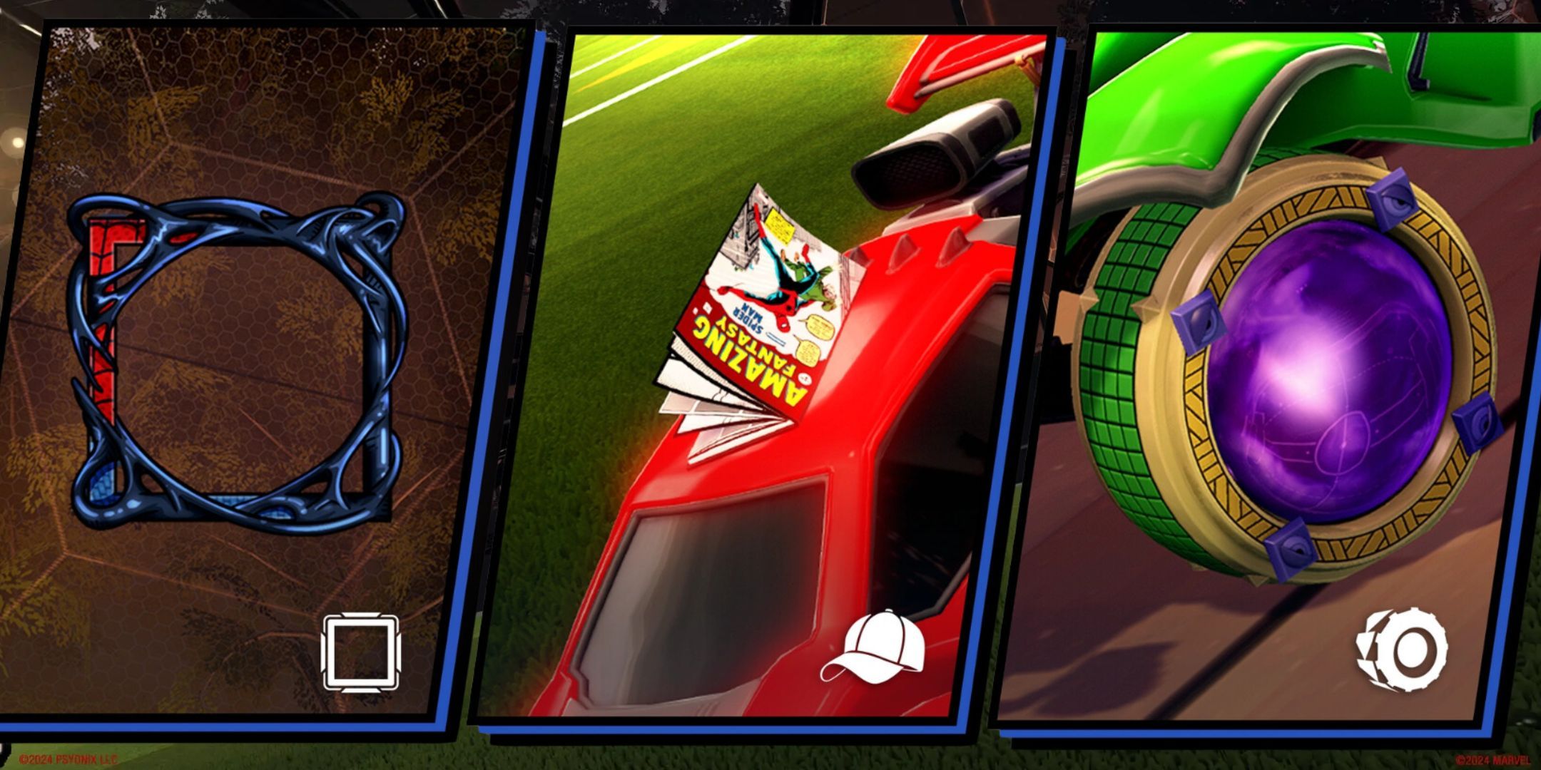 Conduce el auto Marvel de tus sueños este Halloween con el evento Spider-Man de Rocket League