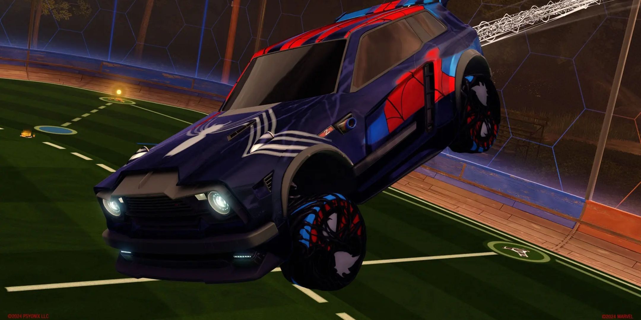 Conduce el auto Marvel de tus sueños este Halloween con el evento Spider-Man de Rocket League