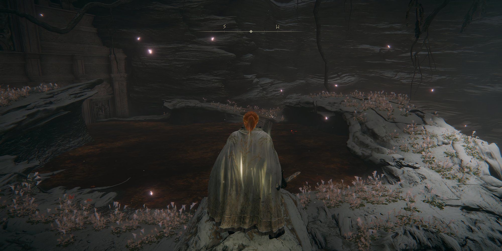 The location of the Rotten Winged Sword Insignia in Elphael, Brace of the Haligtree in Elden Ring