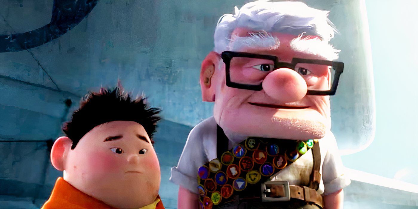 Disney Live-Action Art Imagines Up's Carl If He Were A Real Character (&  You Can See The Sadness In His Eyes)