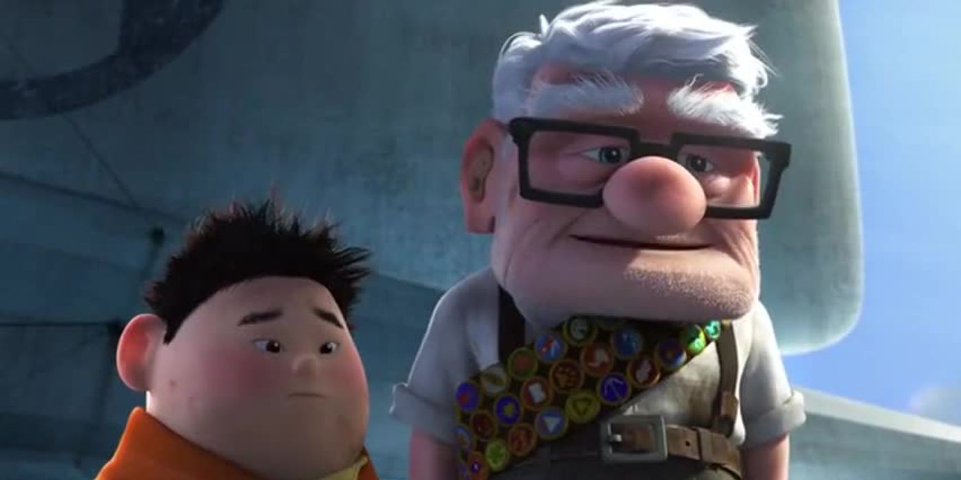 Disney Live-Action Art Imagines Ups Carl If He Was A Real Character (& You Can See The Sadness In His Eyes)