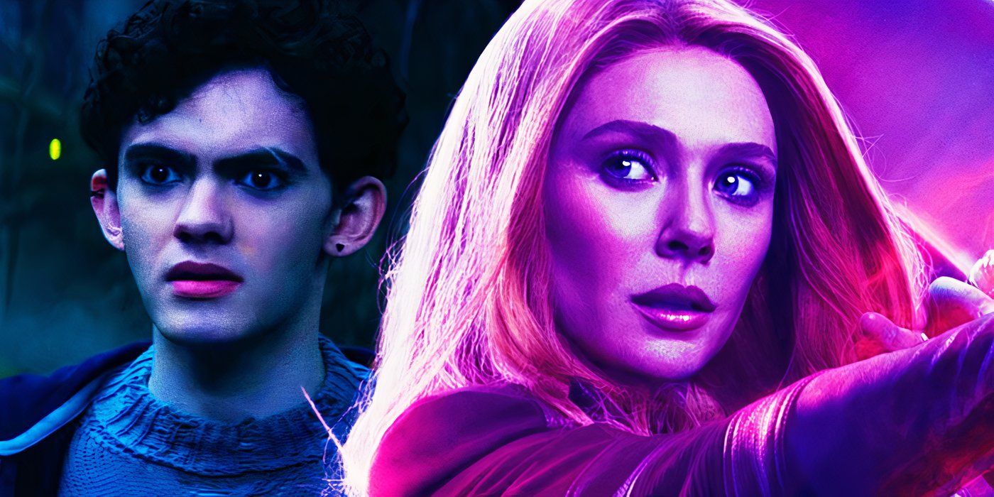 Scarlet Witch & Billy Maximoff Show Off Their Matching Powers & Mirroring Designs In Magical MCU Art