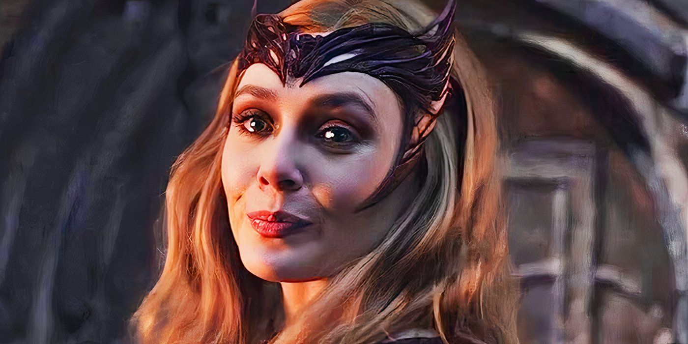 Scarlet Witch smirking in Doctor Strange in the Multiverse of Madness