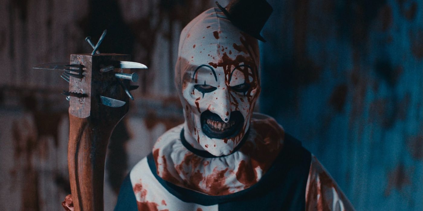 Art the Clown with his club from Terrifier 2