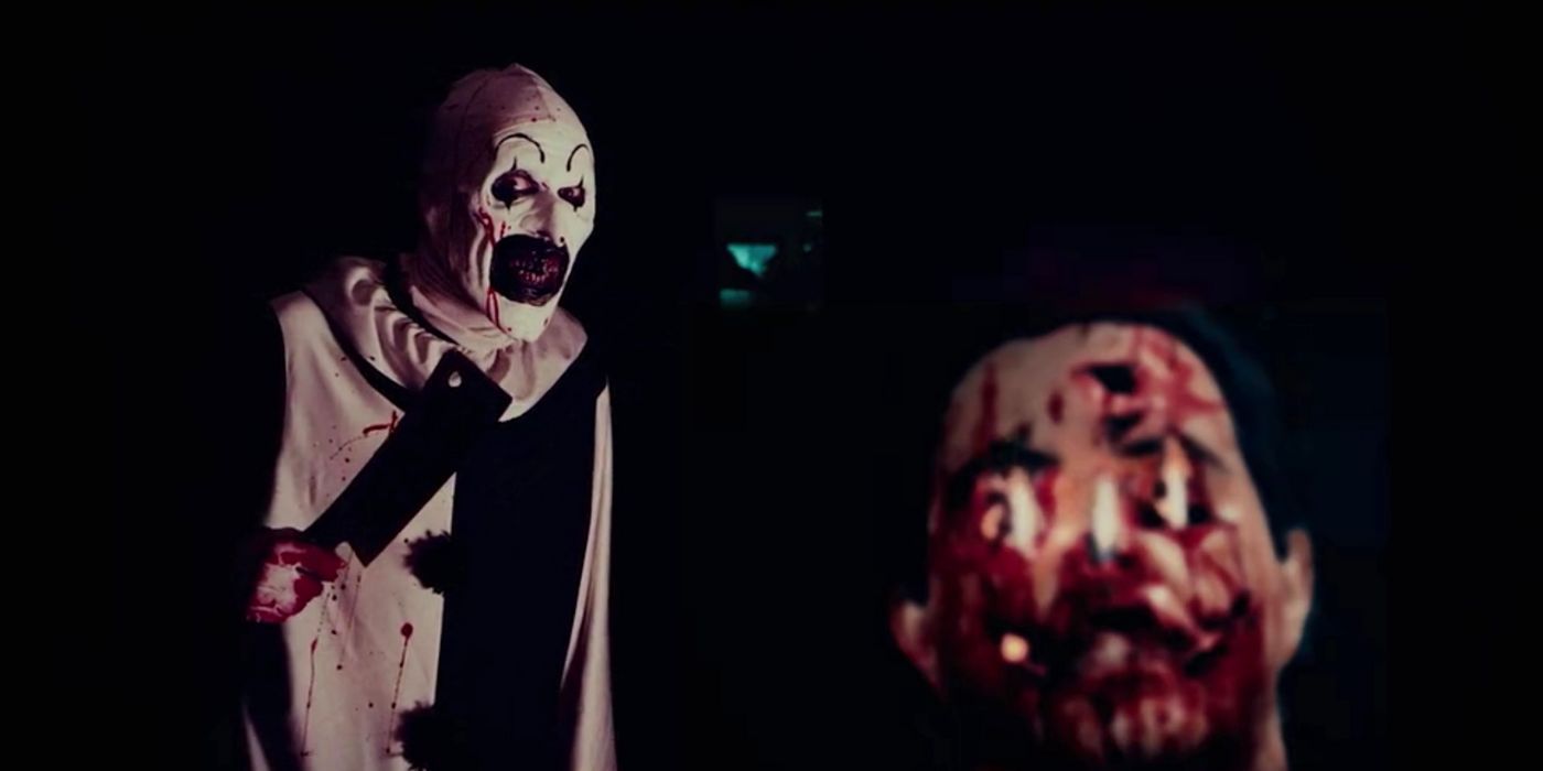 Art the Clown with Steve the Pizza Shop Owner in Terrifier