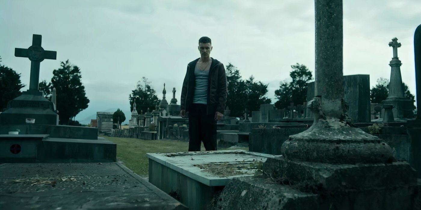 Sergio in the cemetary in Muted