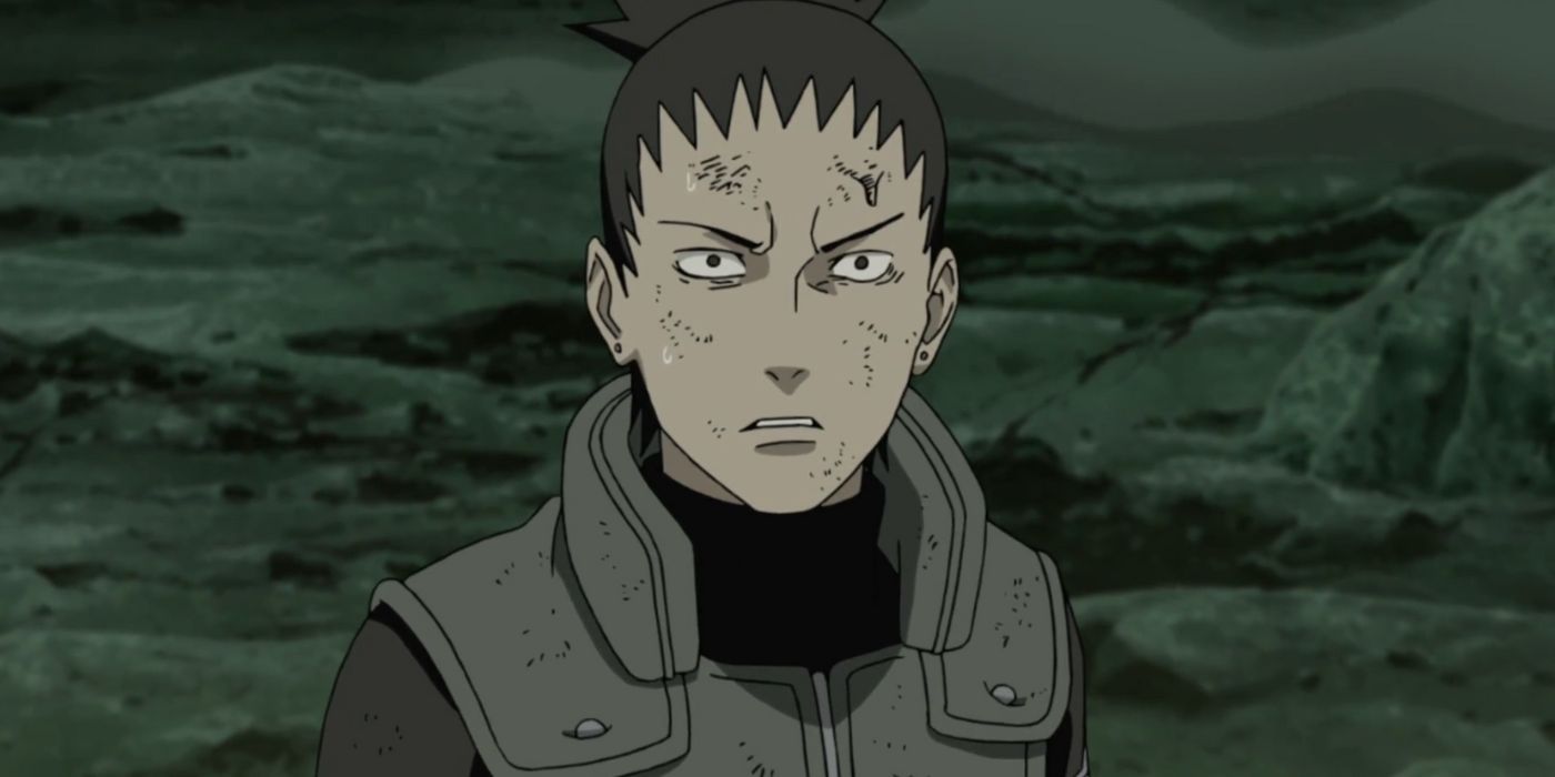 Shikamaru's face after finding out that his father sacrificed himself during the war-1