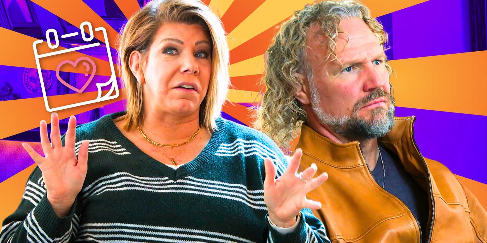 Sister Wives’ Meri Brown and Kody Brown look disgruntled.
