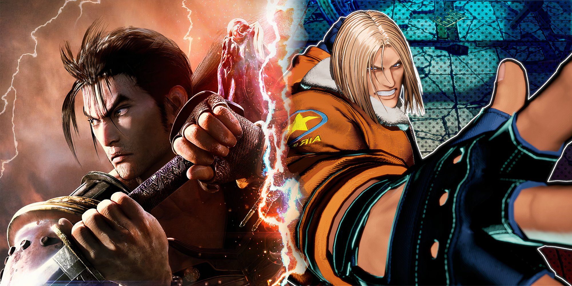 Soul Calibur Mitsurugi and Fatal Fury Terry