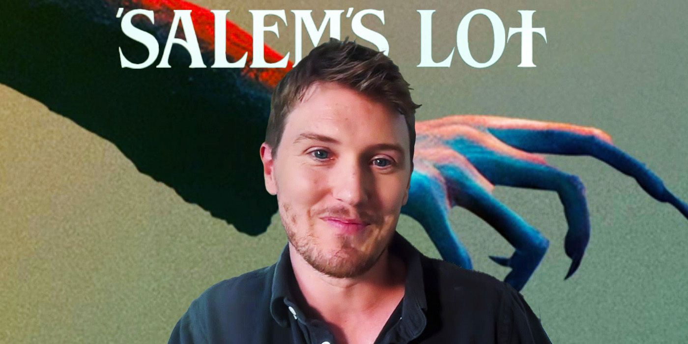 La estrella de Salem's Lot, Spencer, trata a Clark sobre Stephen King Lore y el maquillaje de vampiro