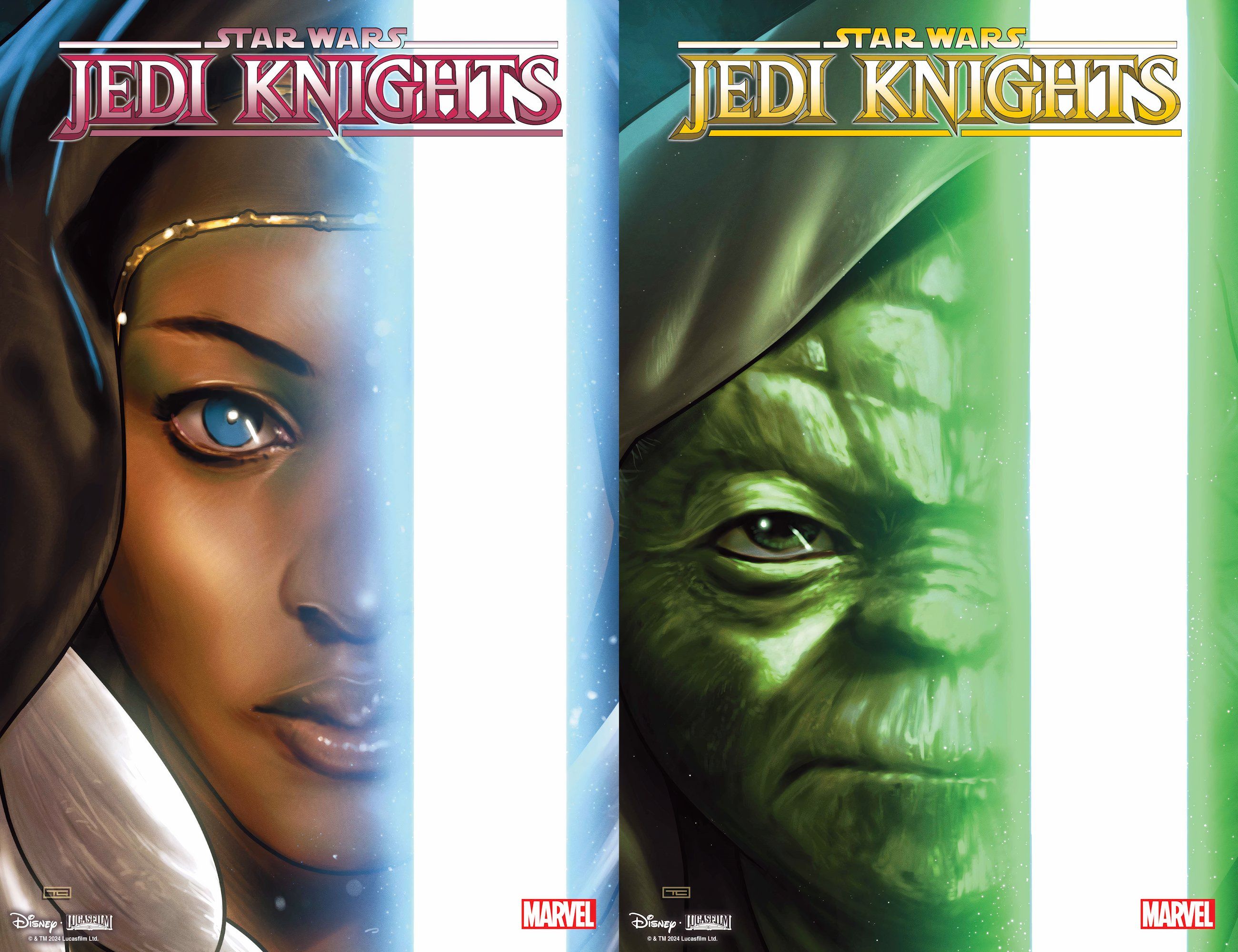 Capas variantes de Star Wars Jedi Knights Foil por Taurin Clarke