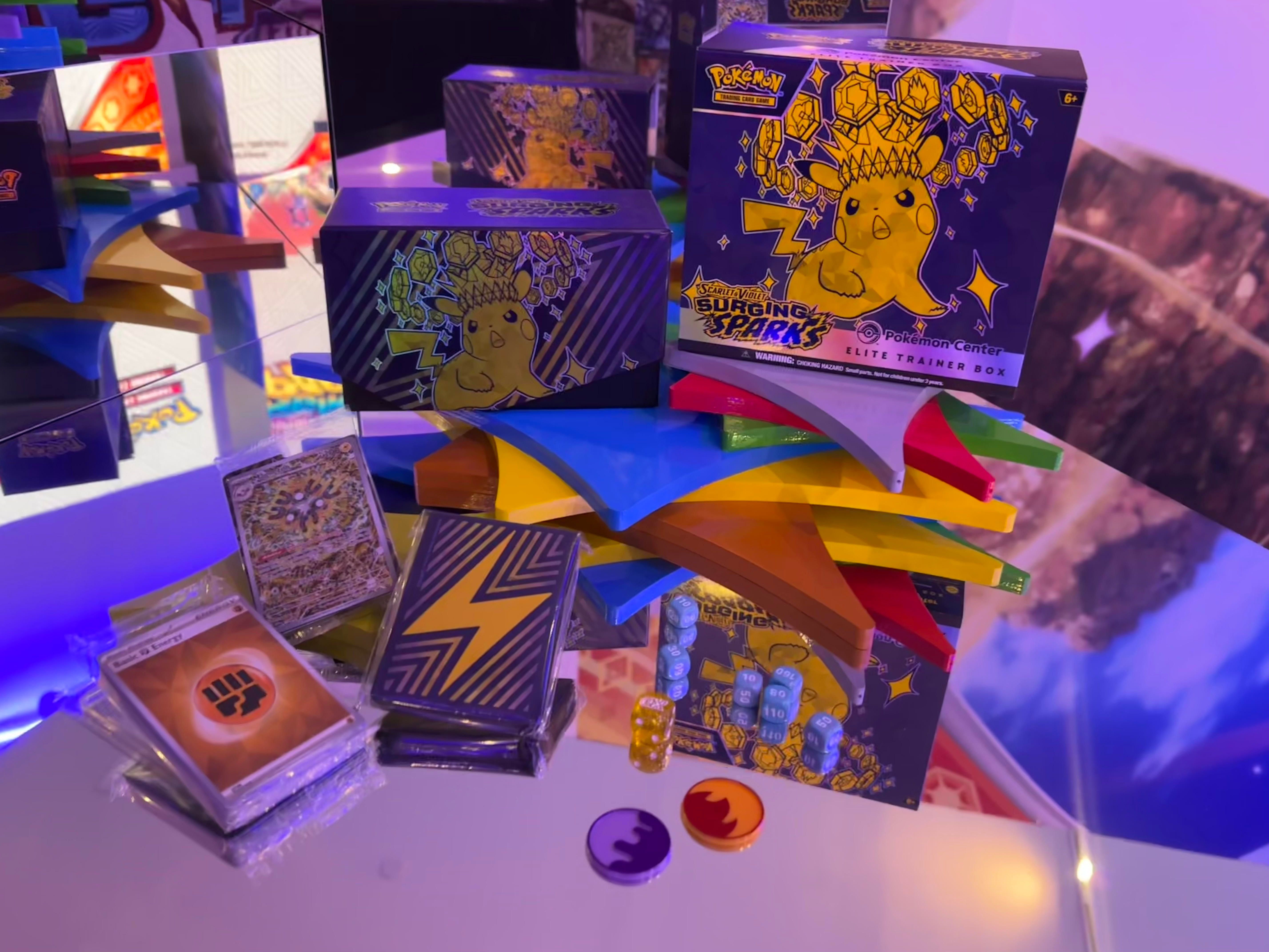 Pokmon Celebrated Surging Sparks TCG Expansion With A Magical Pop-Up Maze - I Hope It Makes A Return For The Next Set