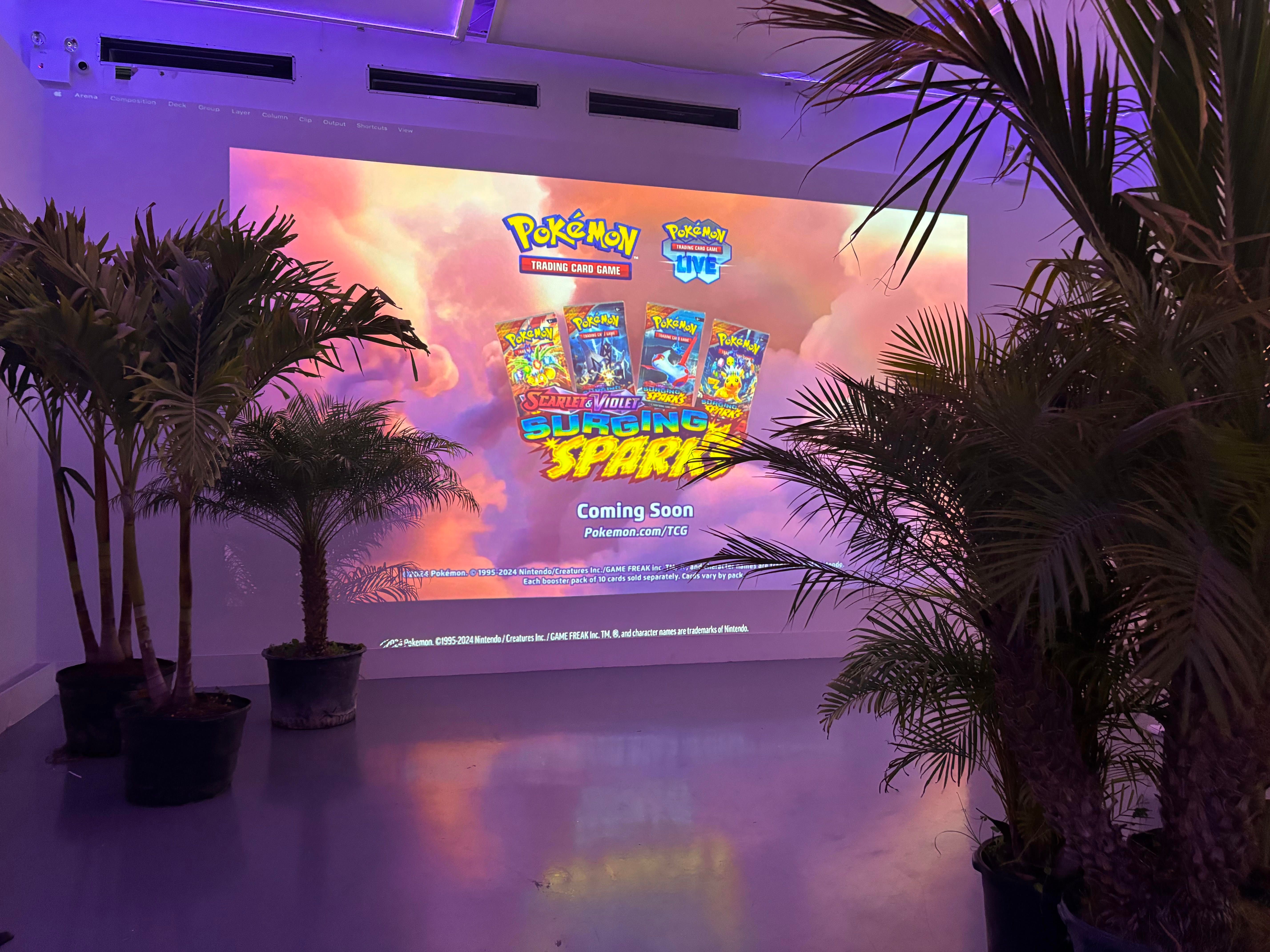 Pokmon Celebrated Surging Sparks TCG Expansion With A Magical Pop-Up Maze - I Hope It Makes A Return For The Next Set