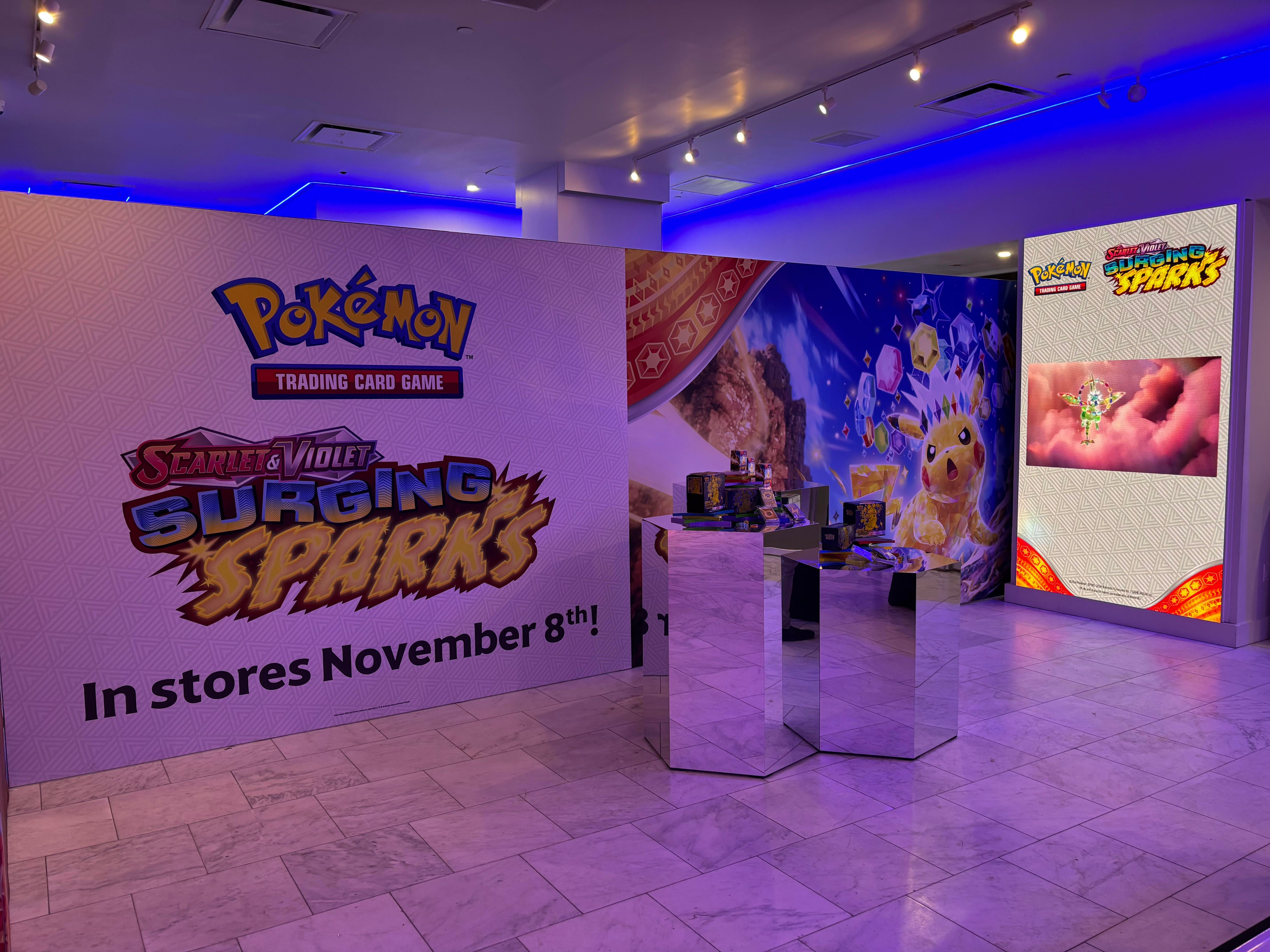 Pokmon Celebrated Surging Sparks TCG Expansion With A Magical Pop-Up Maze - I Hope It Makes A Return For The Next Set