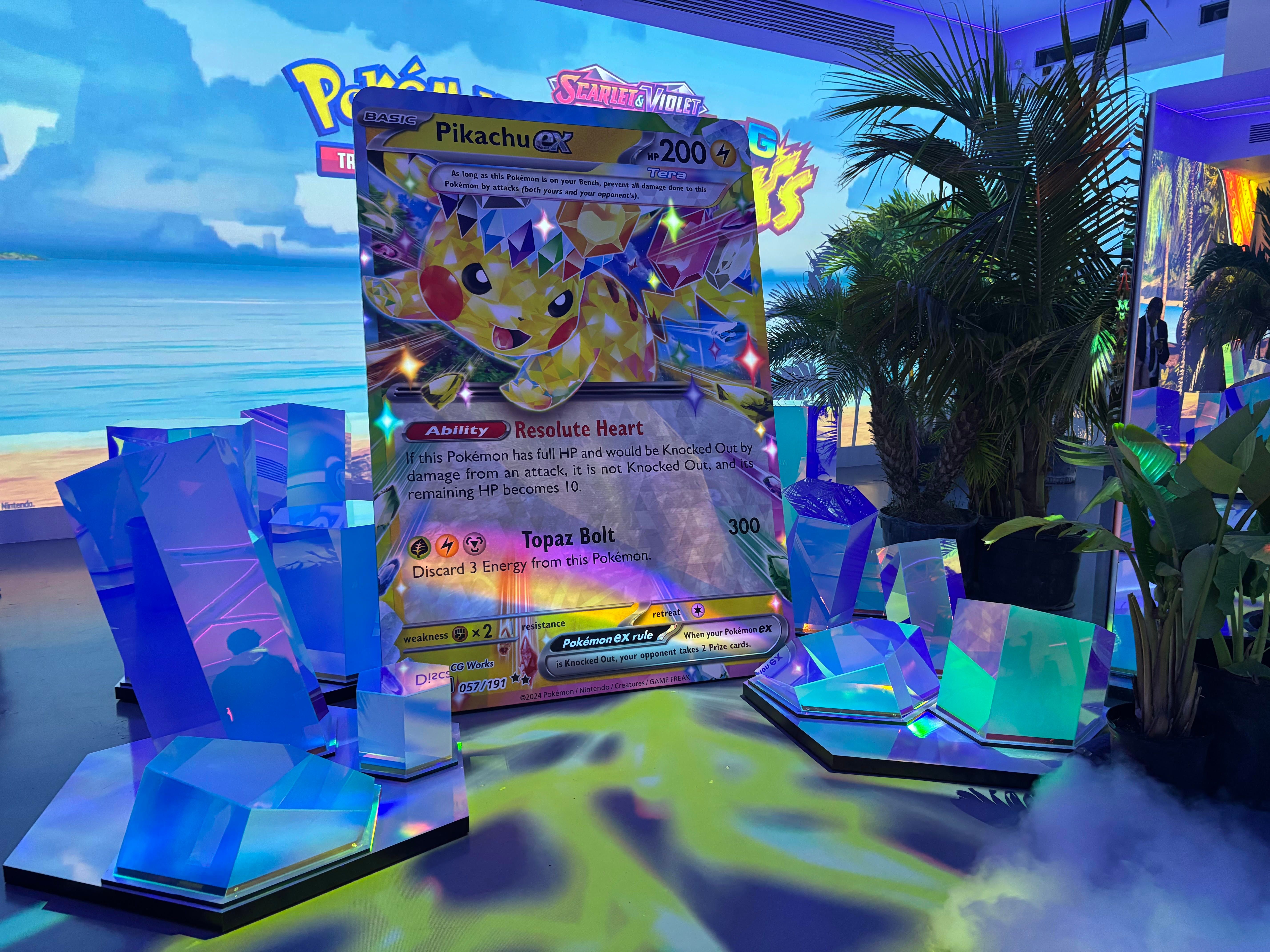 Pokmon Celebrated Surging Sparks TCG Expansion With A Magical Pop-Up Maze - I Hope It Makes A Return For The Next Set