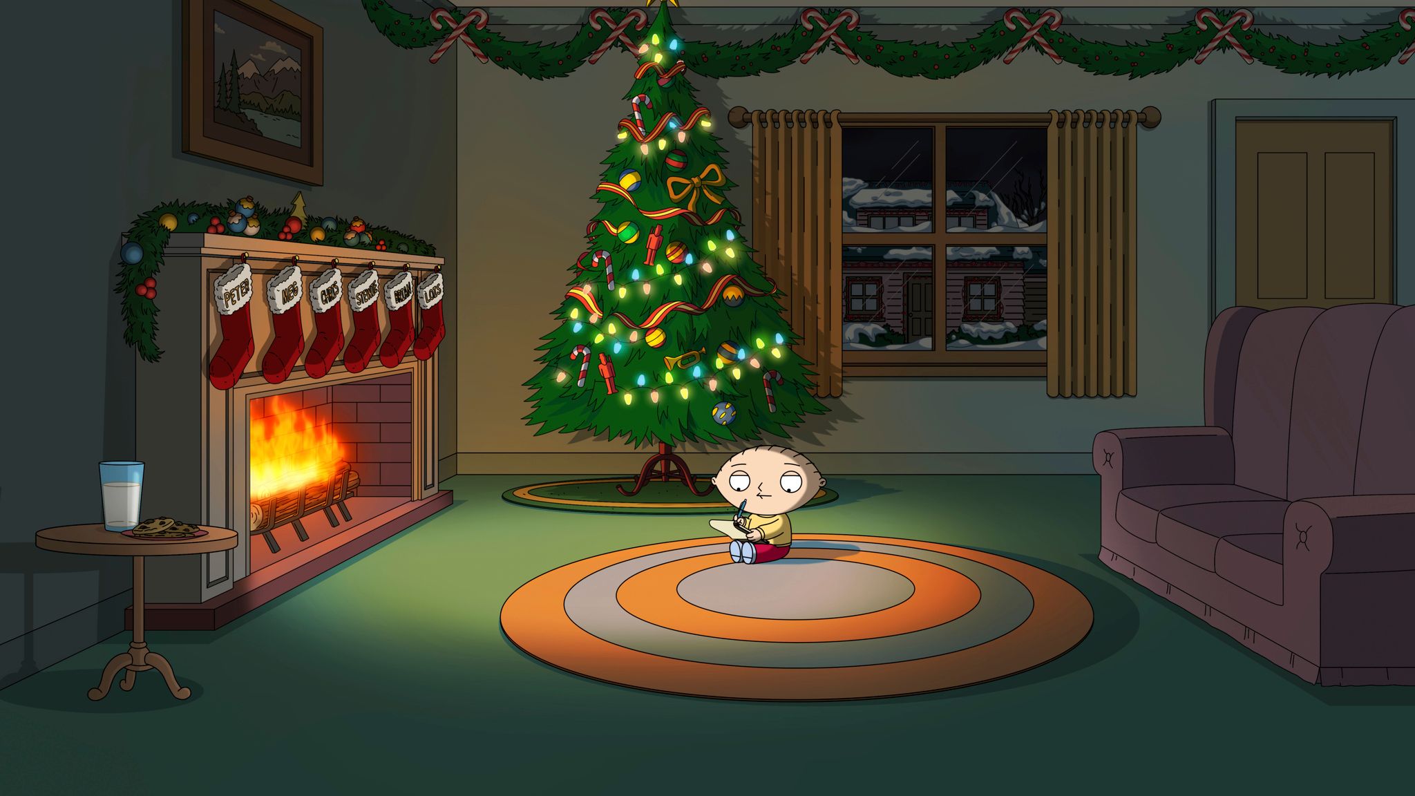 The Griffins Get Into The Christmas Spirit In New Family Guy Holiday Special Images