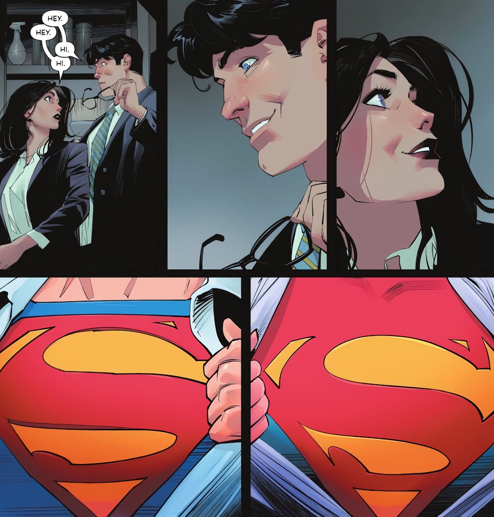 Superman #19 Clark e Lois Mudança Rápida