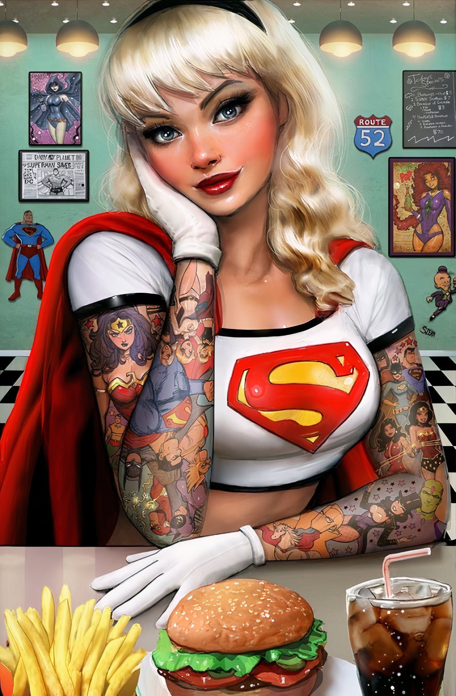 Tatuagens de Supergirl #19 do Superman