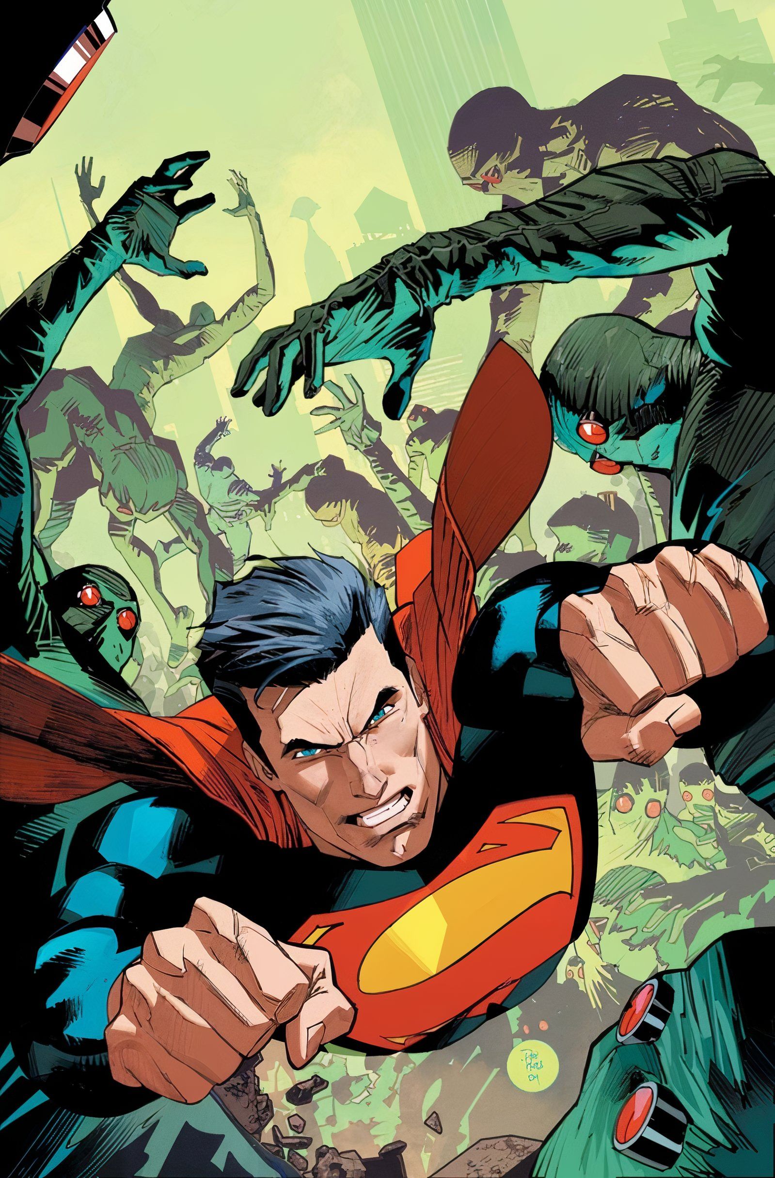 Capa principal de Superman #22 Dan Mora