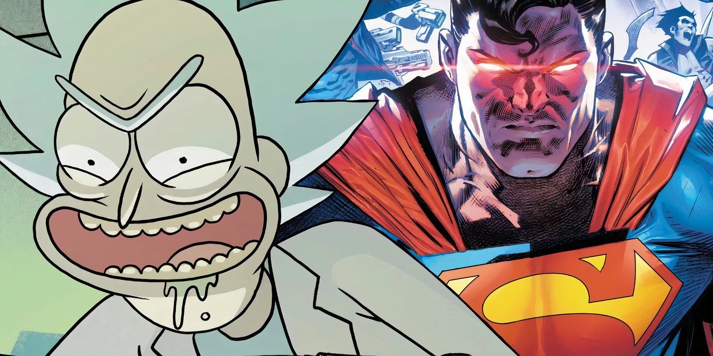 Superman vs Rick Sanchez Officially Begins with the Perfect First Move Superman vs Rick Sanchez Officially Begins with the Perfect First Move
