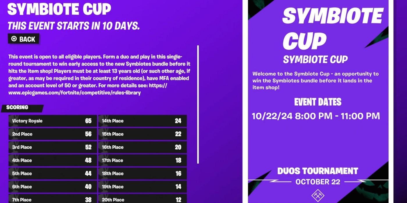 Fortnite: cómo competir en la Copa Simbionte y obtener la piel She-Venom