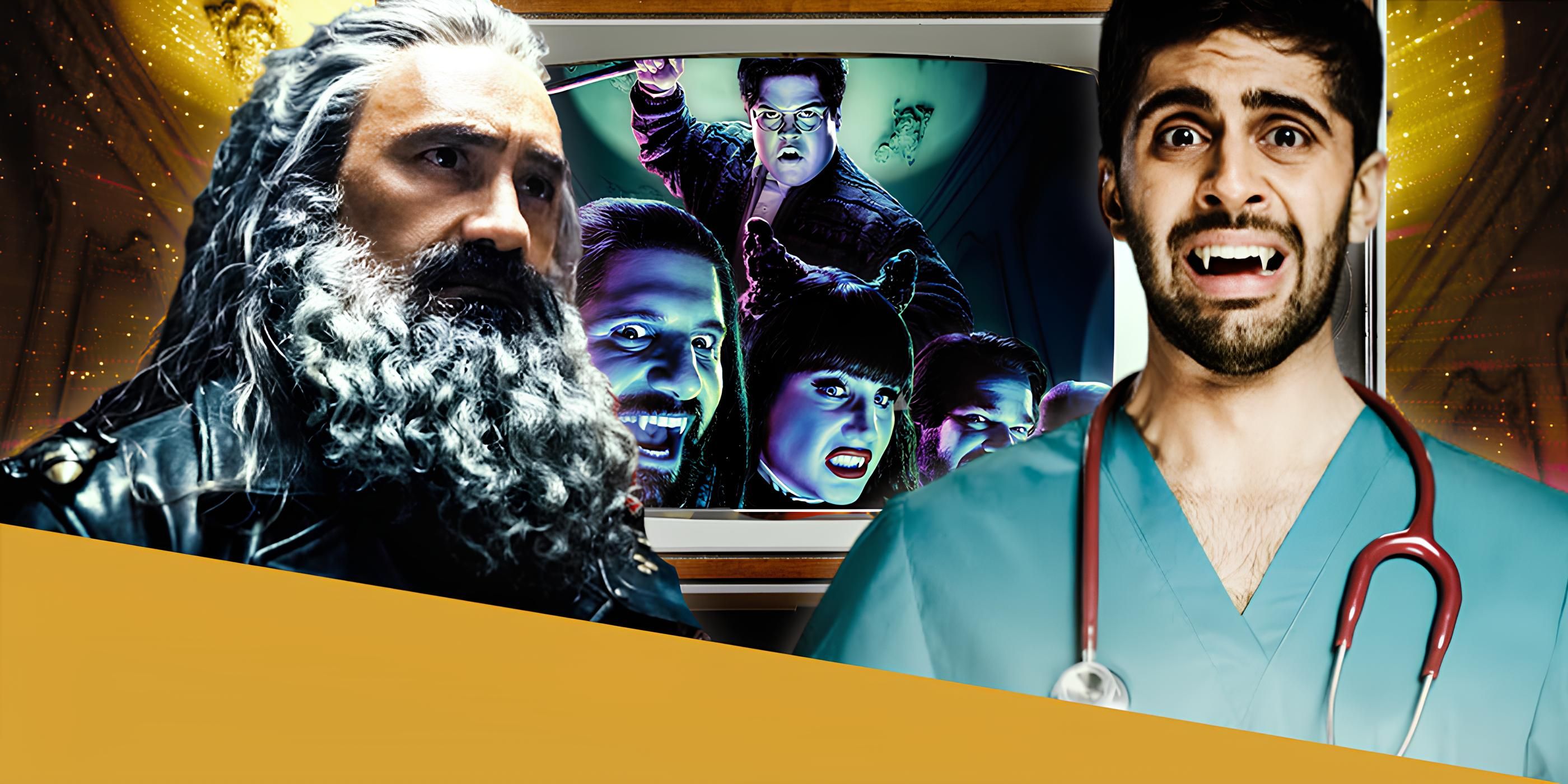 Taika Waititi dengan Apa yang Kami Lakukan dengan Doctor of Shadows dan posternya