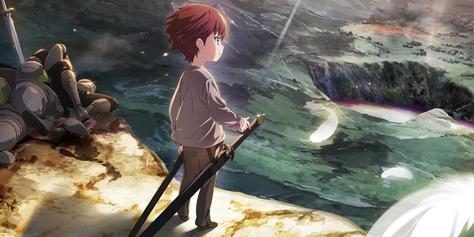 Visual Art of The Beginning After the End Anime Featuring Arthur as a child