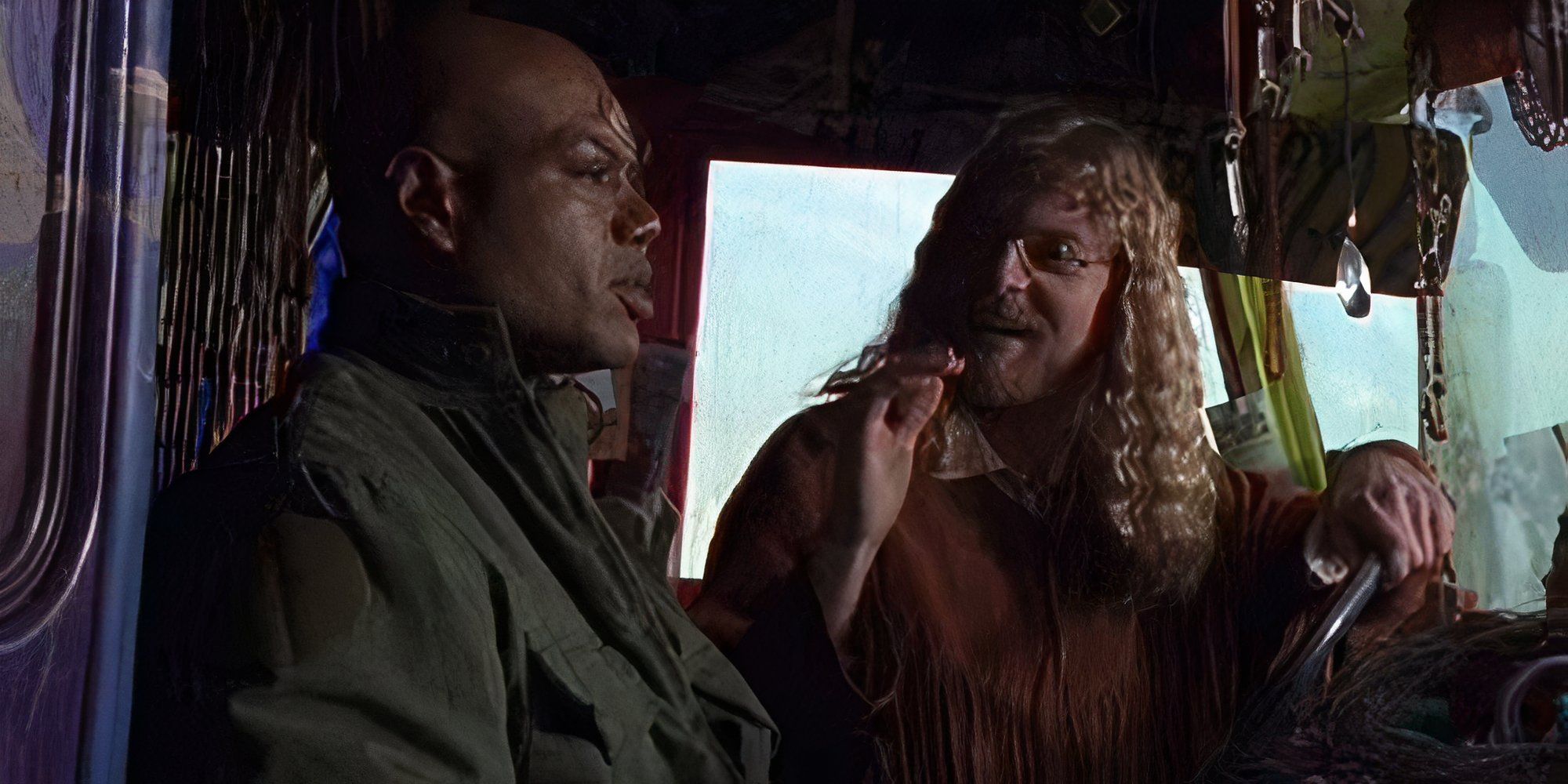 TEal'c and a hippy in Stargate