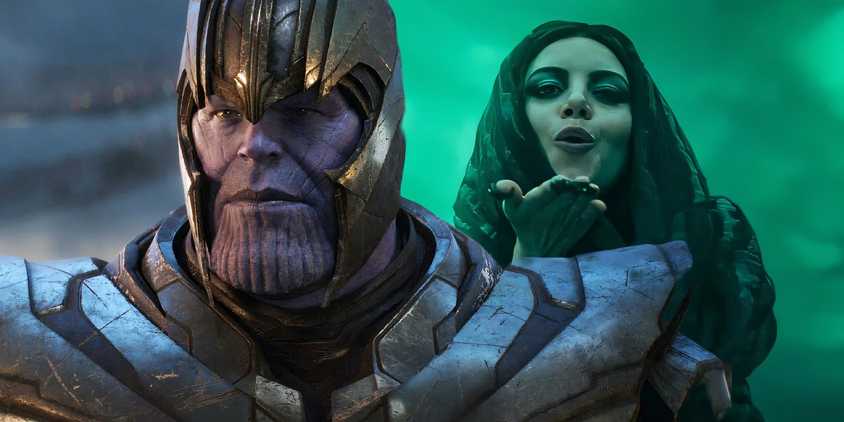 Thanos and Death in the MCU