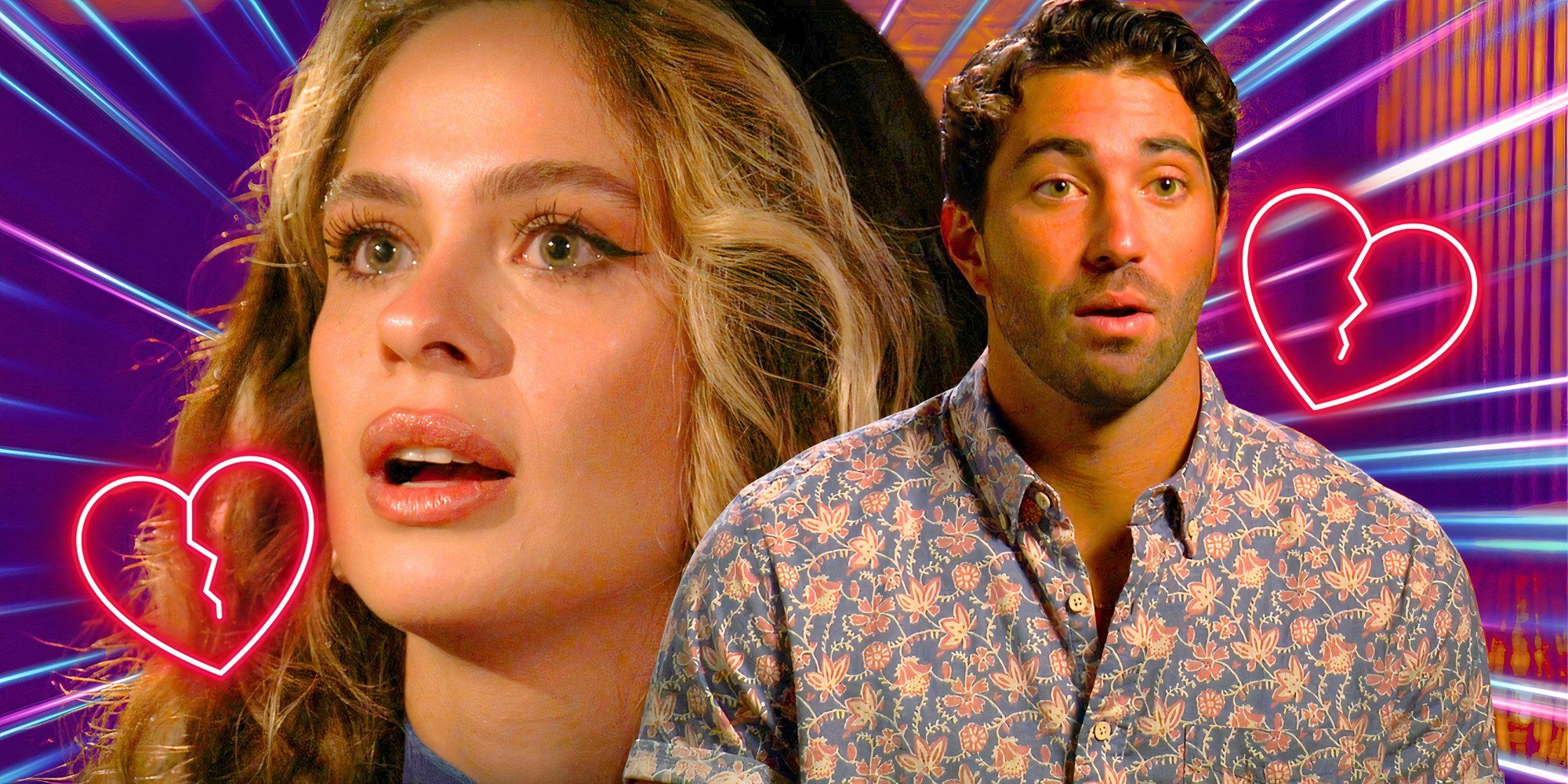 Las estrellas de The Bachelor Joey Graziadei y Kelsey Anderson están molestas en el montaje con papeles de corazón roto