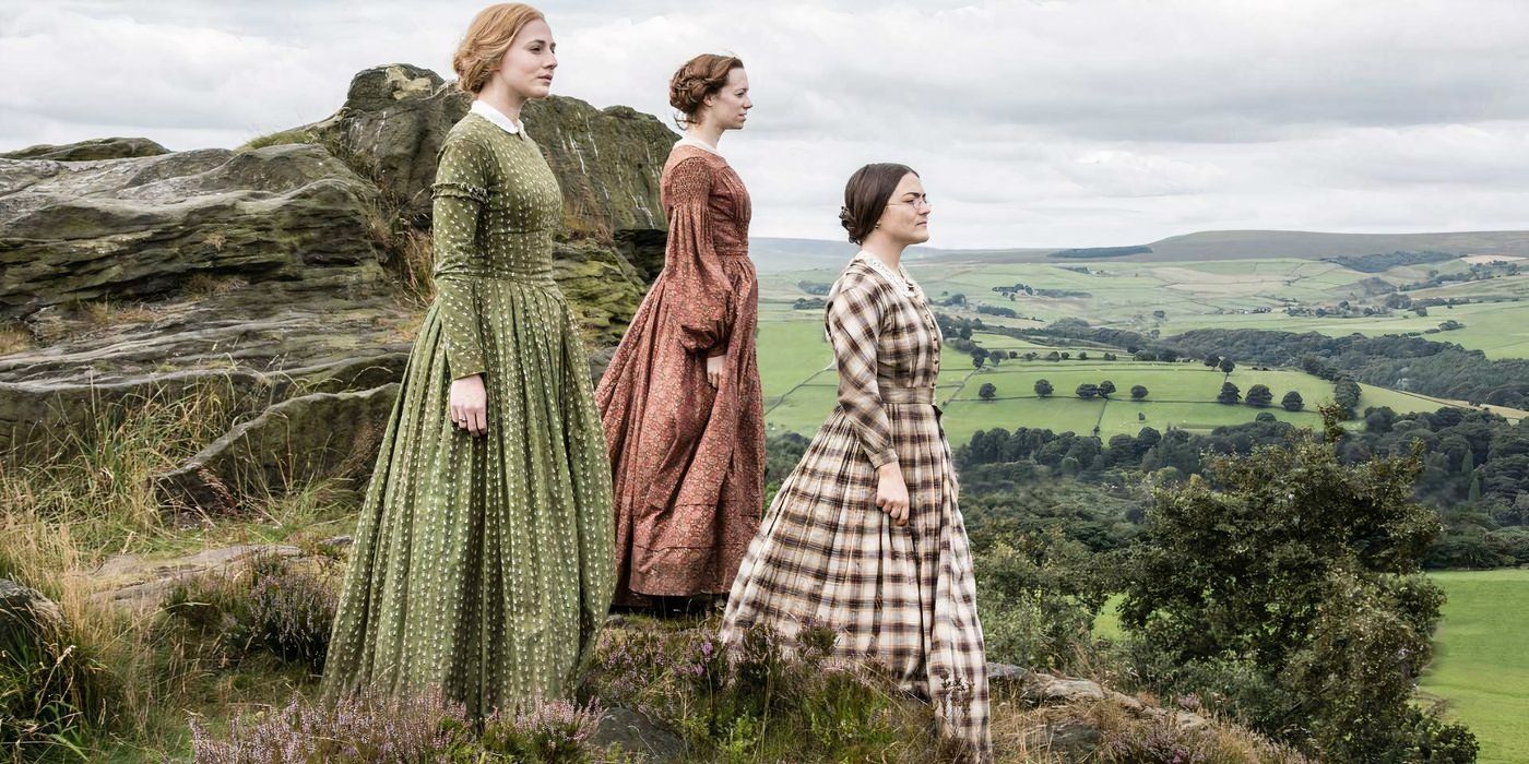 The Bronte sisters standing on a hill in To Walk Invisible