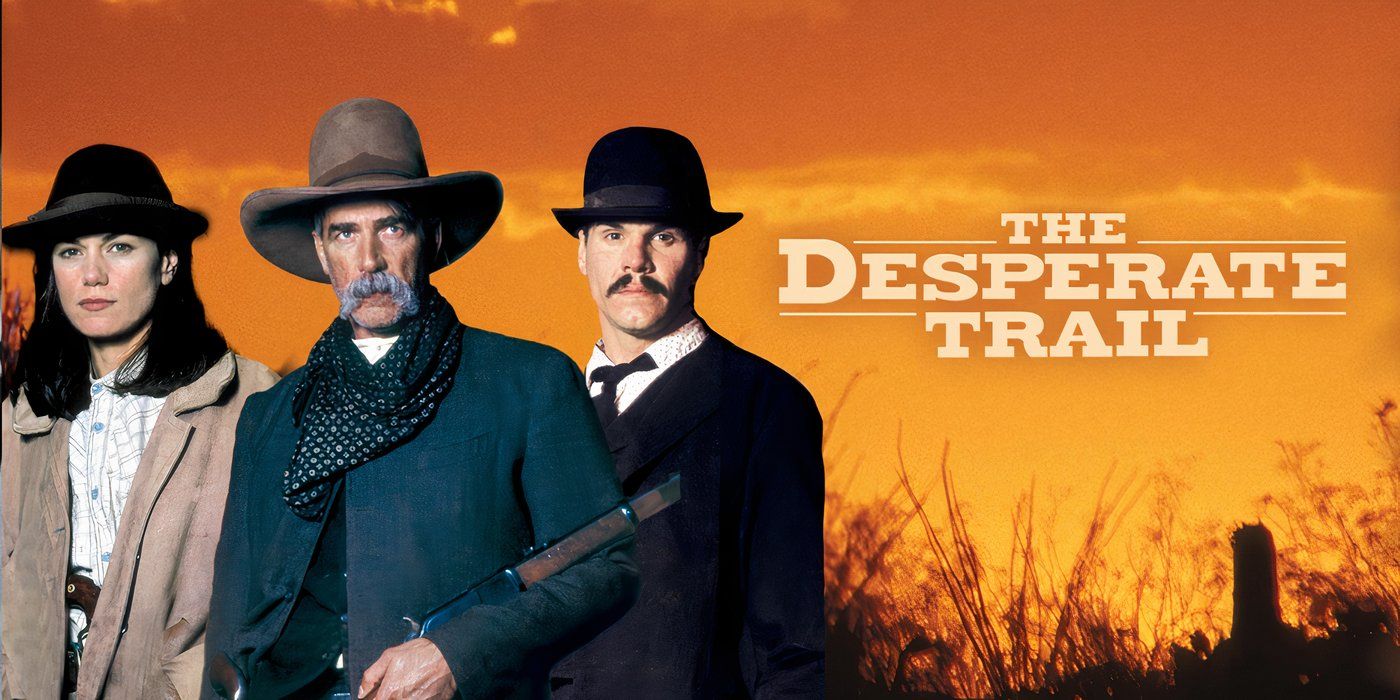 The Desperate Trail Promo Image Sam Elliott And Co-Stars In Western Outfits