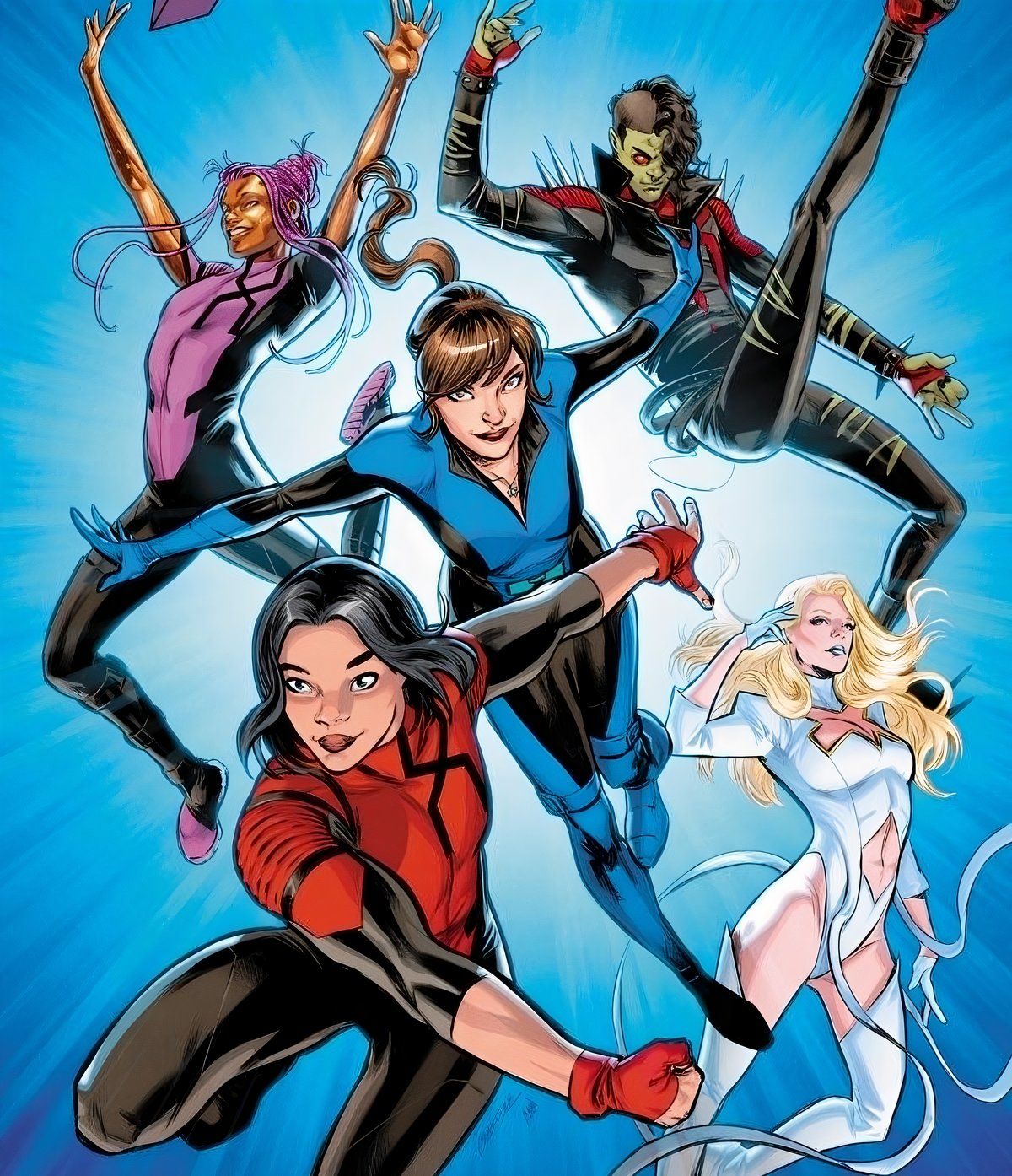 Os Excepcionais X-Men mostram o novo visual de toda a equipe.