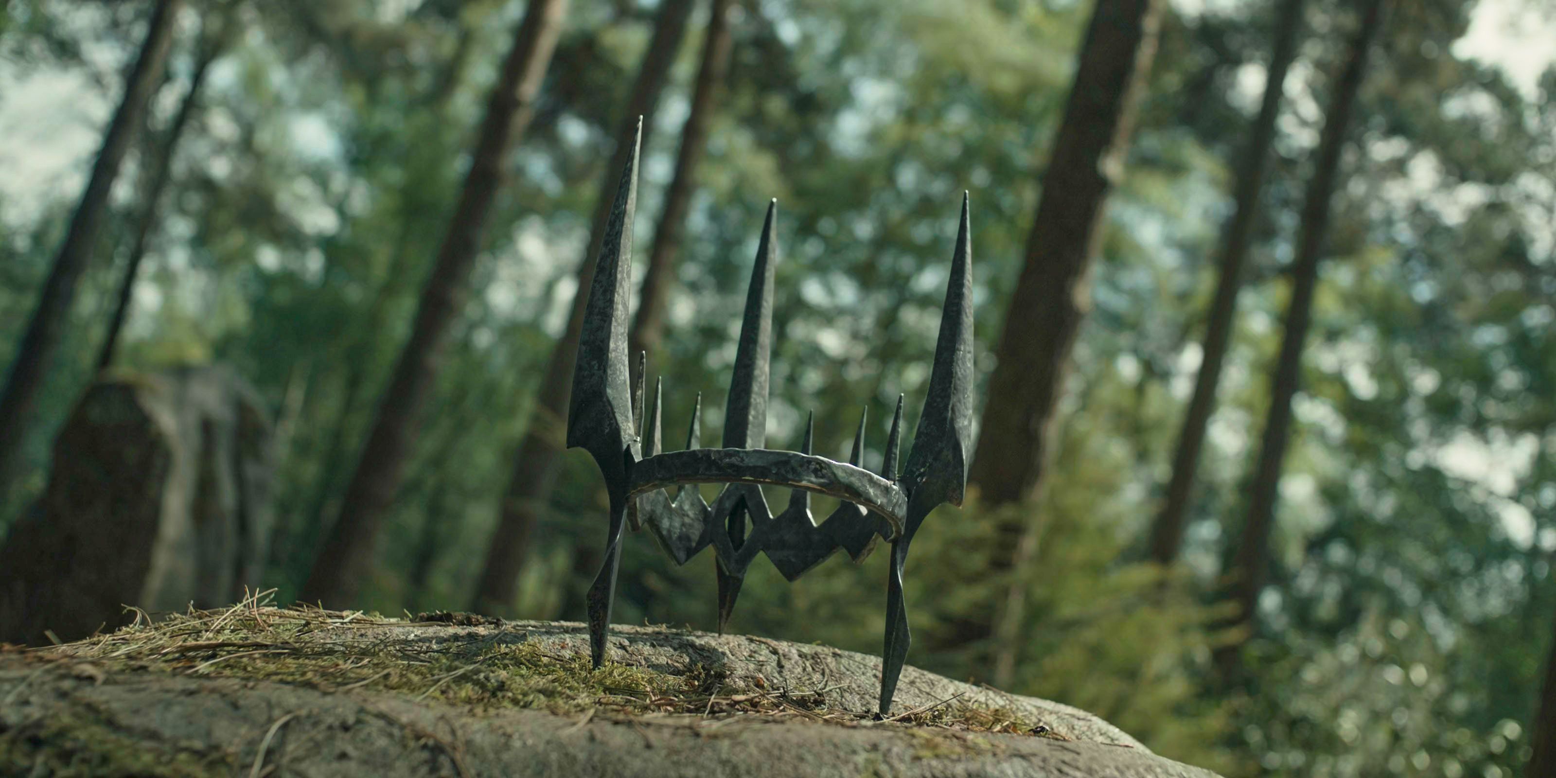 The crown of Morgoth in The Lord of the Rings: The Rings of Power Season 2 Episode 8