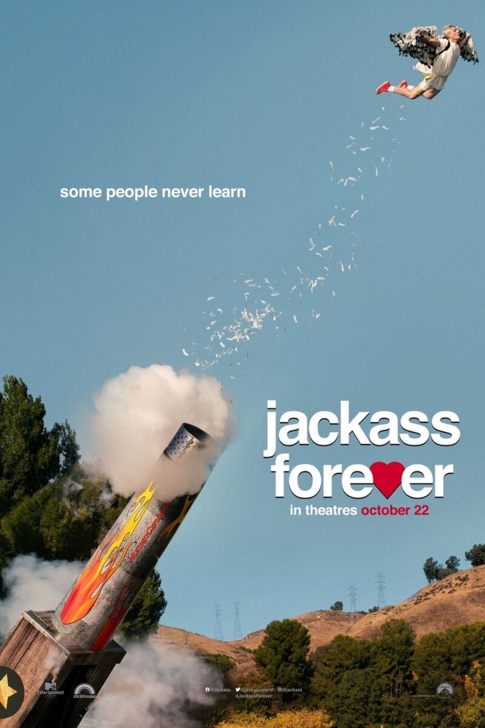 O pôster de Jackass Forever.