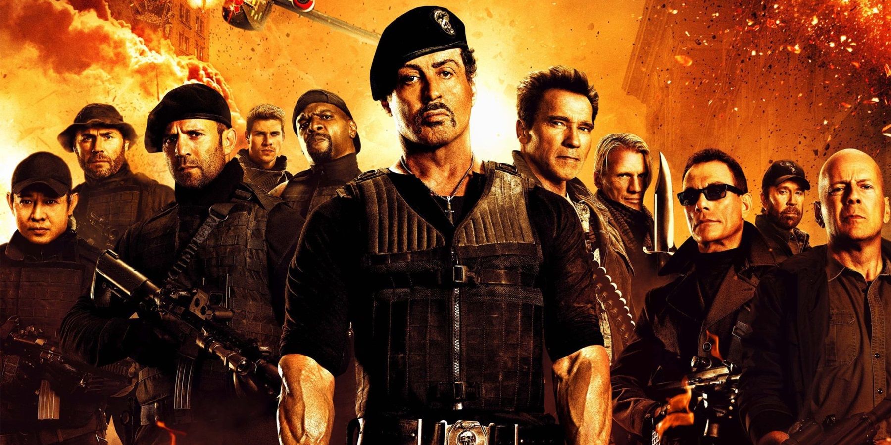 The poster for The Expendables 2