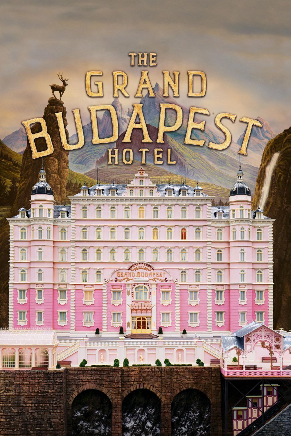 O pôster do Grande Hotel Budapeste.