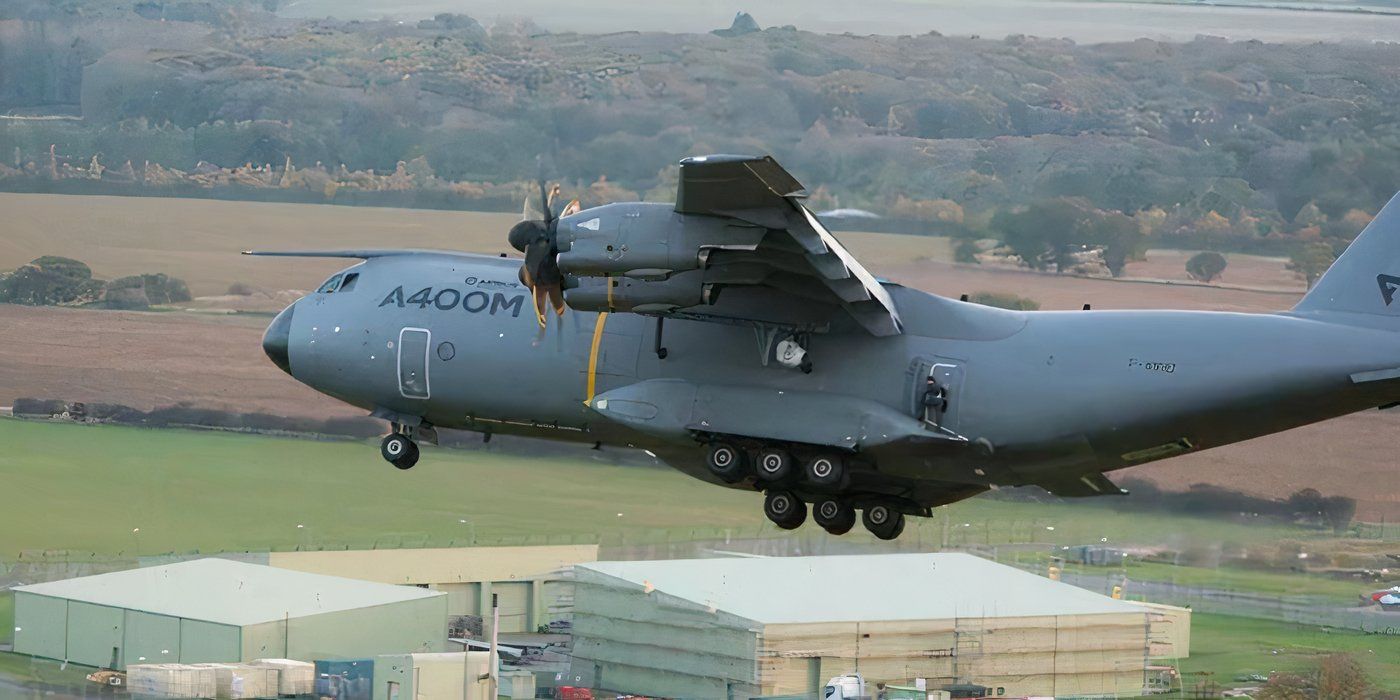 Vista del avión de Tom Cruise de Misión Imposible Rogue Nation