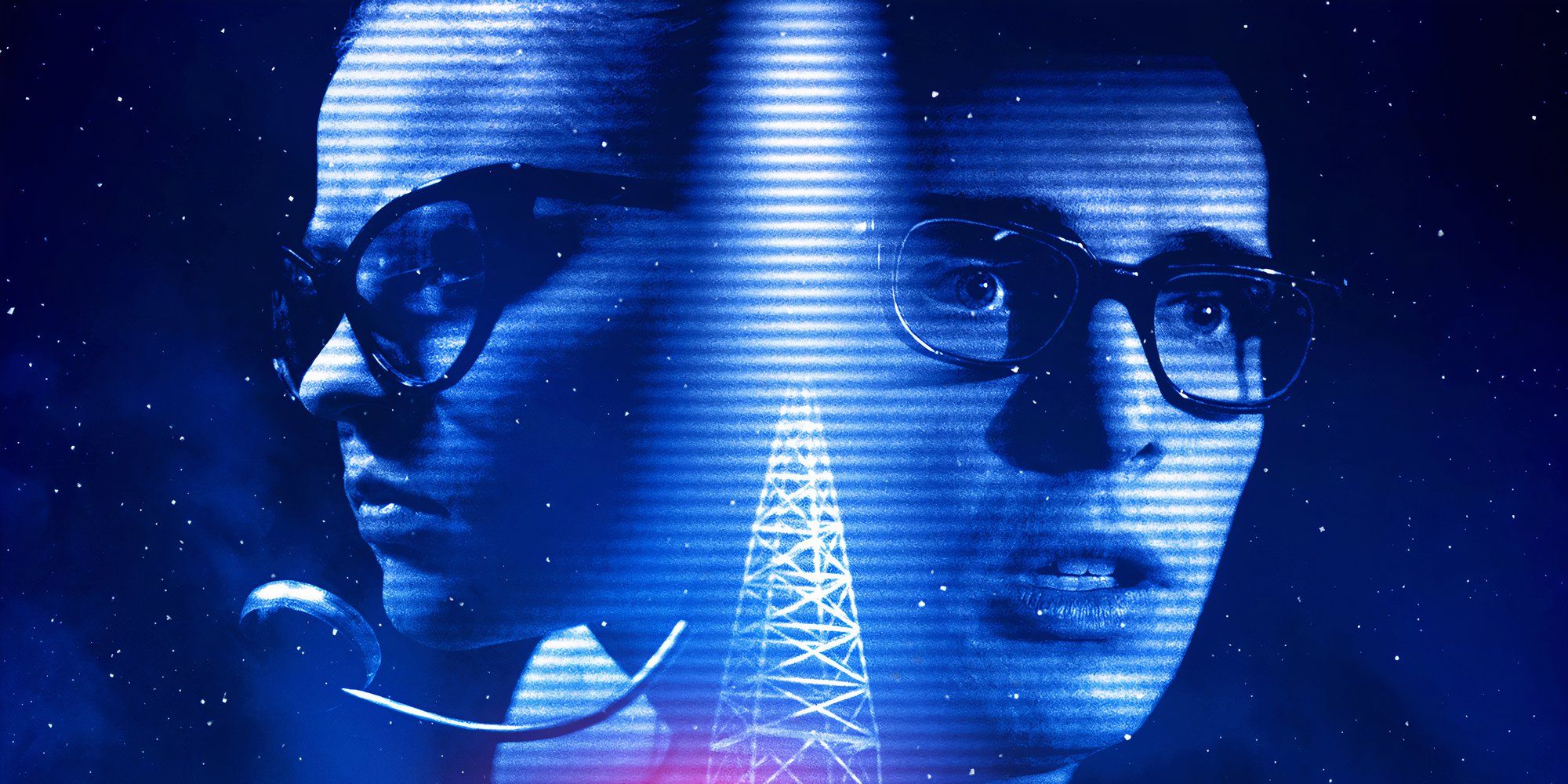 Sierra McCormick and Jake Horowitz as Faye and Everett on The Vast of Night poster