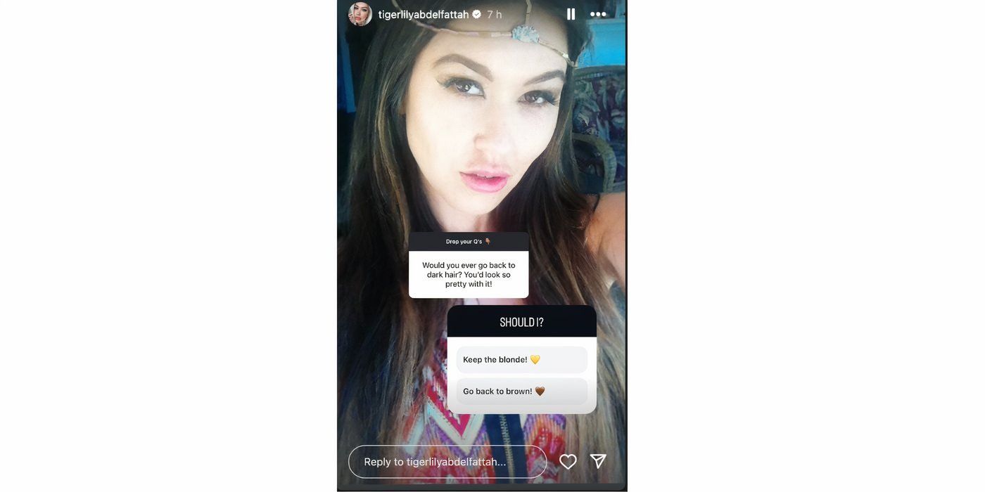 Tigerlily Taylor in 90 Day Fiance with straight hair and jewel headpiece