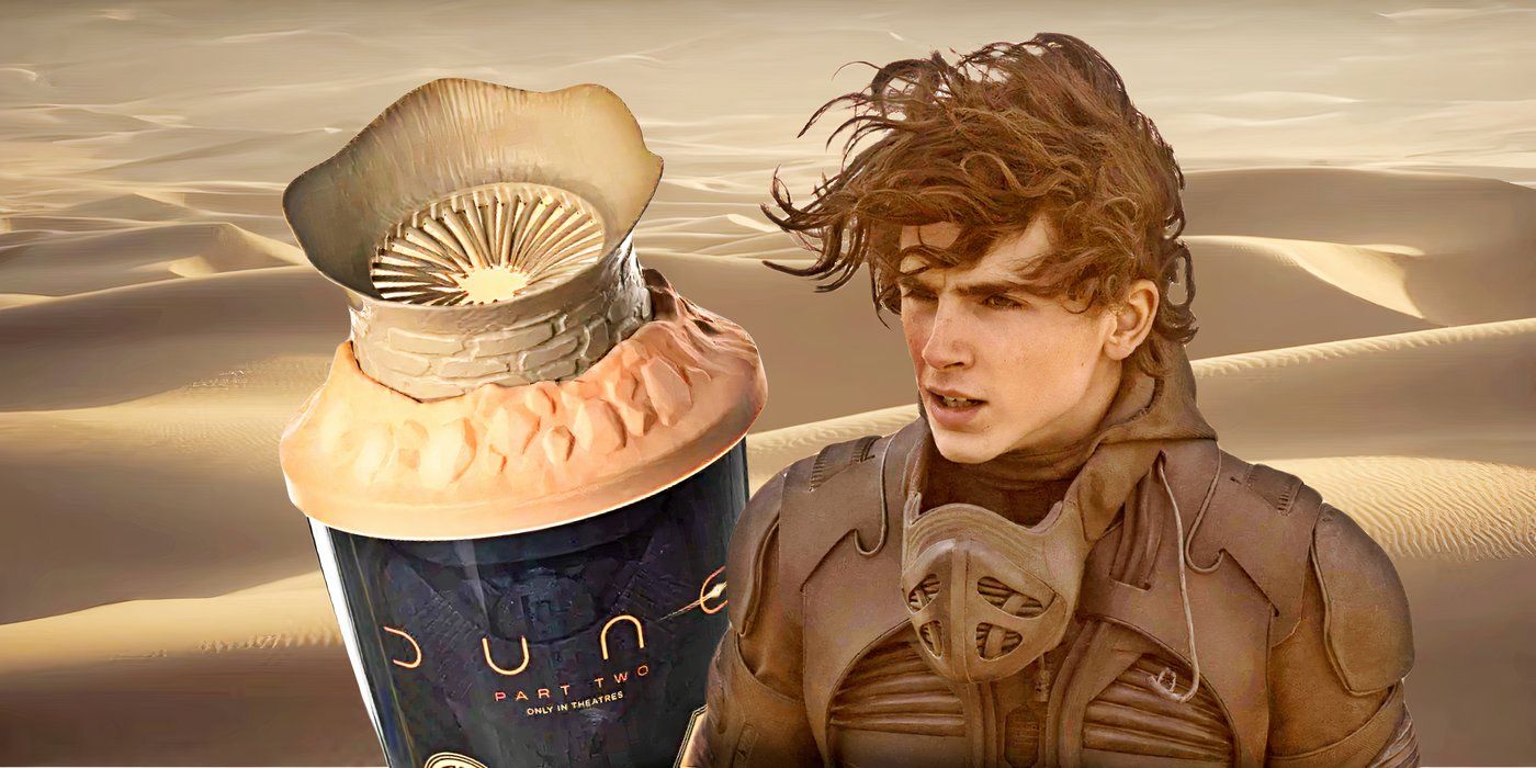 Dune 2's Viral Popcorn Bucket Scales Up Into A Remarkable Life-Size Costume