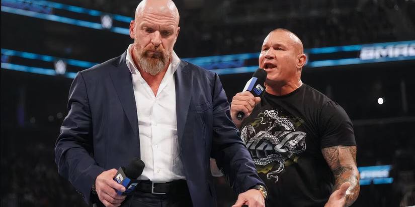 Triple H and Randy Orton Smackdown
