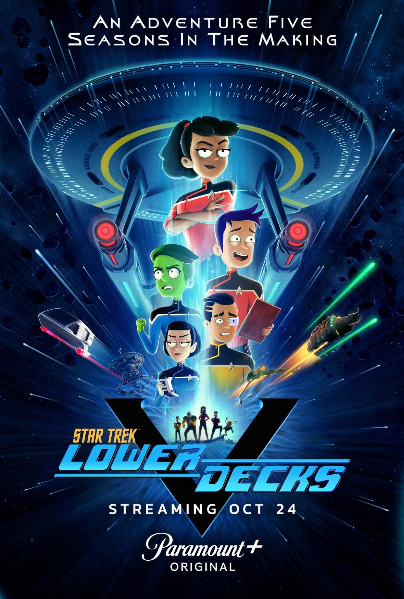 Oficjalny plakat 5. sezonu Star Trek: Lower Decks