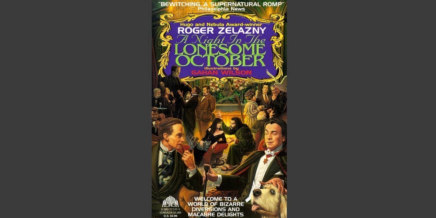 The book cover of A Night in the Lonesome October by Roger Zelazny.