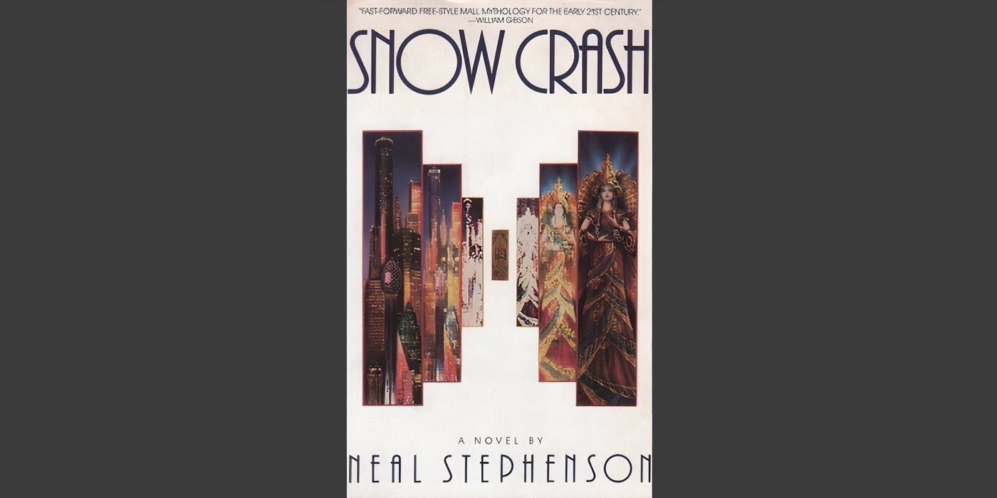   The cover of the book Snow Crash, by Neal Stephenson.