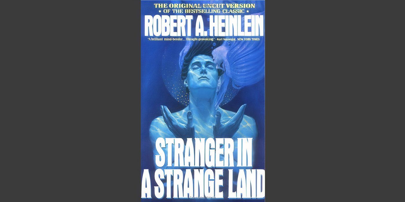   The cover of the book Stranger In A Strange Land, by Robert A. Heinlein.