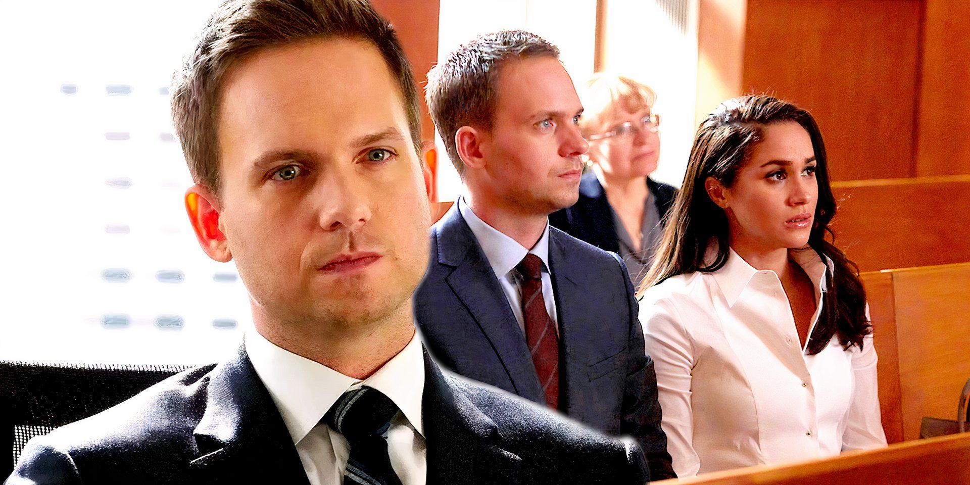 La estrella de Suits, Patrick J. Adams, comparte su opinión sobre el matrimonio de Mike en un posible regreso derivado