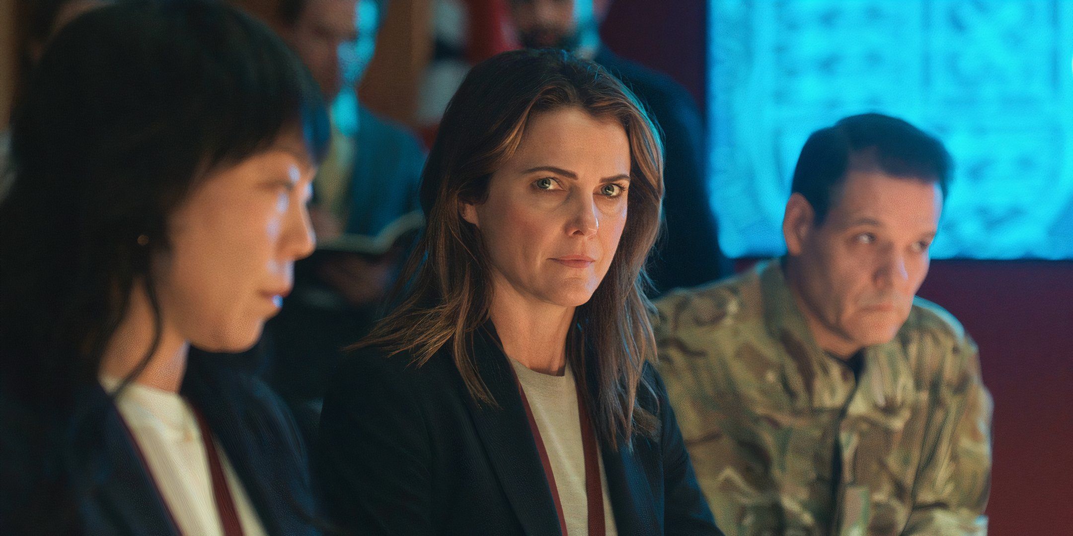 Keri Russell looks determined in The Diplomat