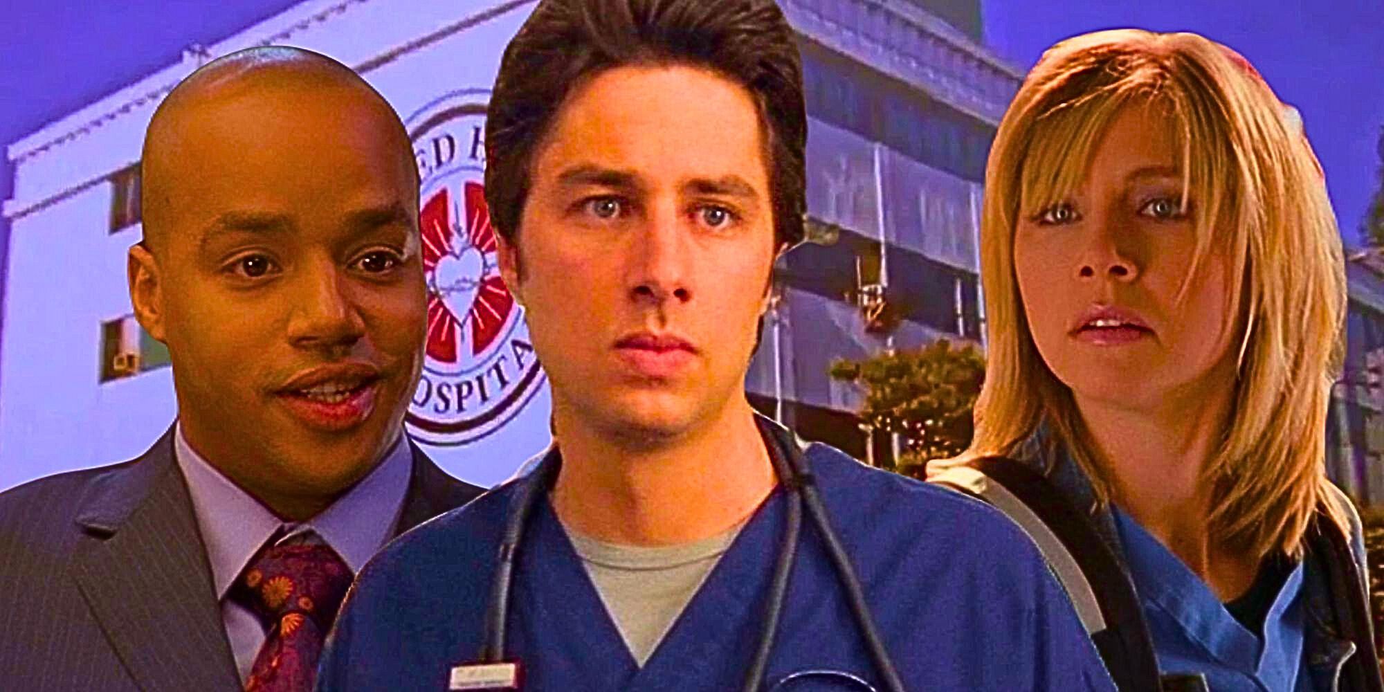 La temporada 3 de Scrubs subvirtió brillantemente un tropo romántico de comedia de situación cansado