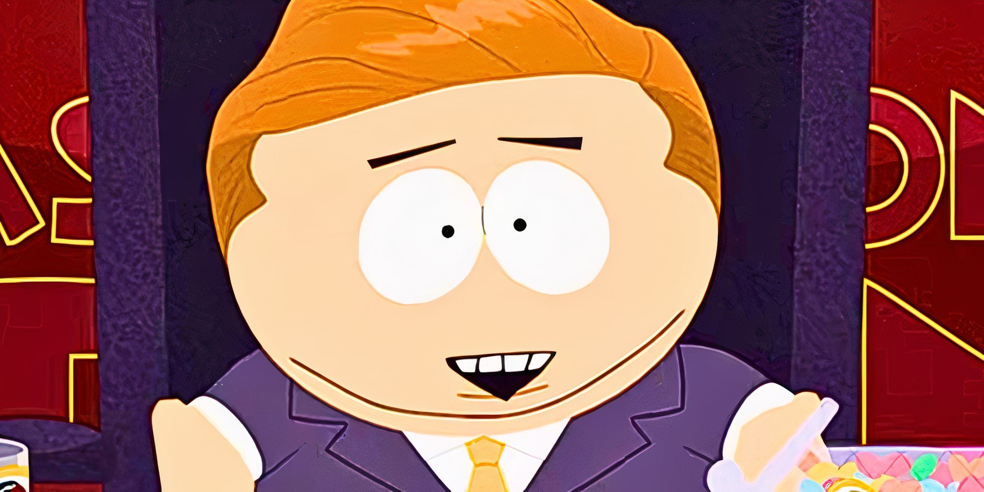 Eric Cartman sonríe y viste muy bien en South Park